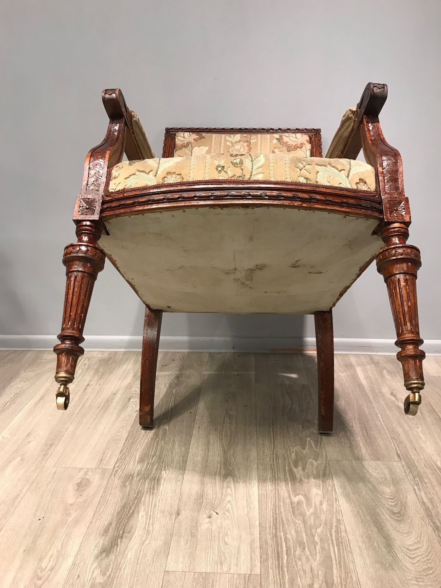 Sofa set and two armchairs, antique 19th century