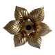 Masca Golden Flower Wall Lamp