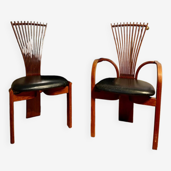 Ensemble Chaise et fauteuil de Torstein Nielsen