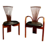 Chair and armchair set by Torstein Nielsen