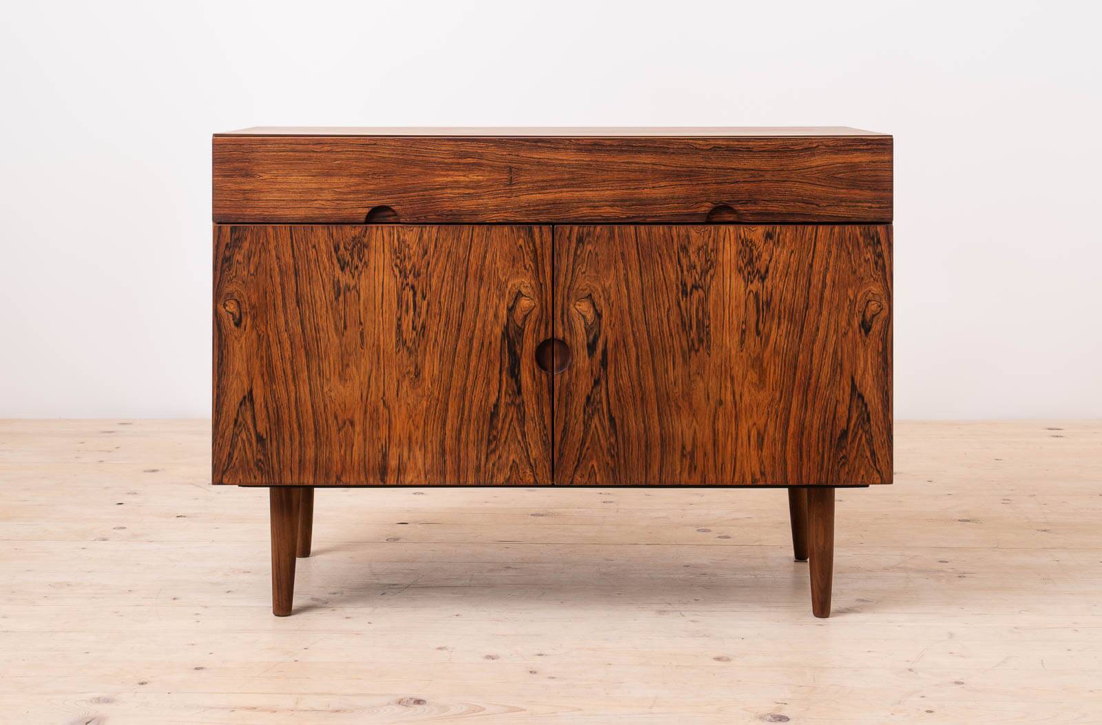 Pair of Mid Century Modern Cabinets by H. W. Klein for Bramin, Denmark