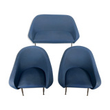 Canapé et fauteuils des années 50