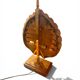 Lampe Tortue Maison Jansen - Véritable Écaille & Laiton (Circa 1970)