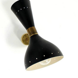 Black moonlight wall lamp