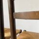 Set of 4 straw chairs from the 50s Dudouyt
