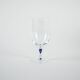 The set of Venise Saphir glasses, French design, 1970s, manufactured by Cri