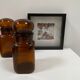 Duo of vintage pots apothecary style