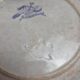 Set of 8 antique English dessert plates by J. Marshall & Co Bosphorus purple earthenware 19th century.