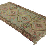 Anatolian handmade kilim rug 298 cm x 157 cm