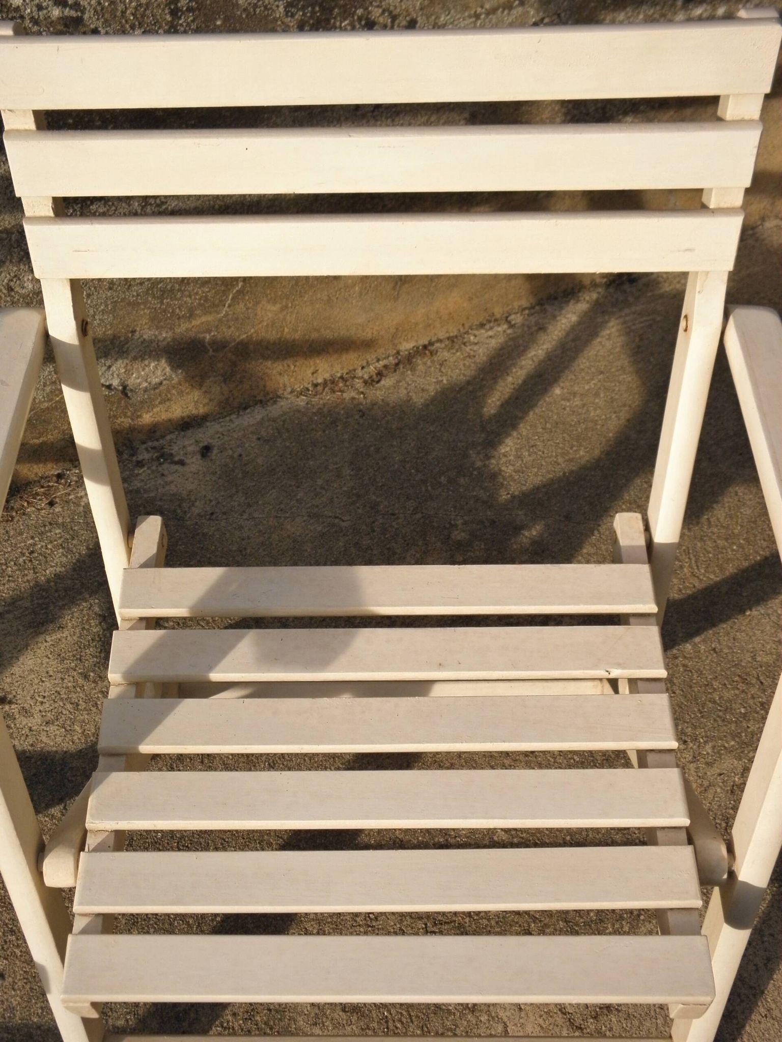 Pair of garden armchairs