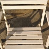 Pair of garden armchairs