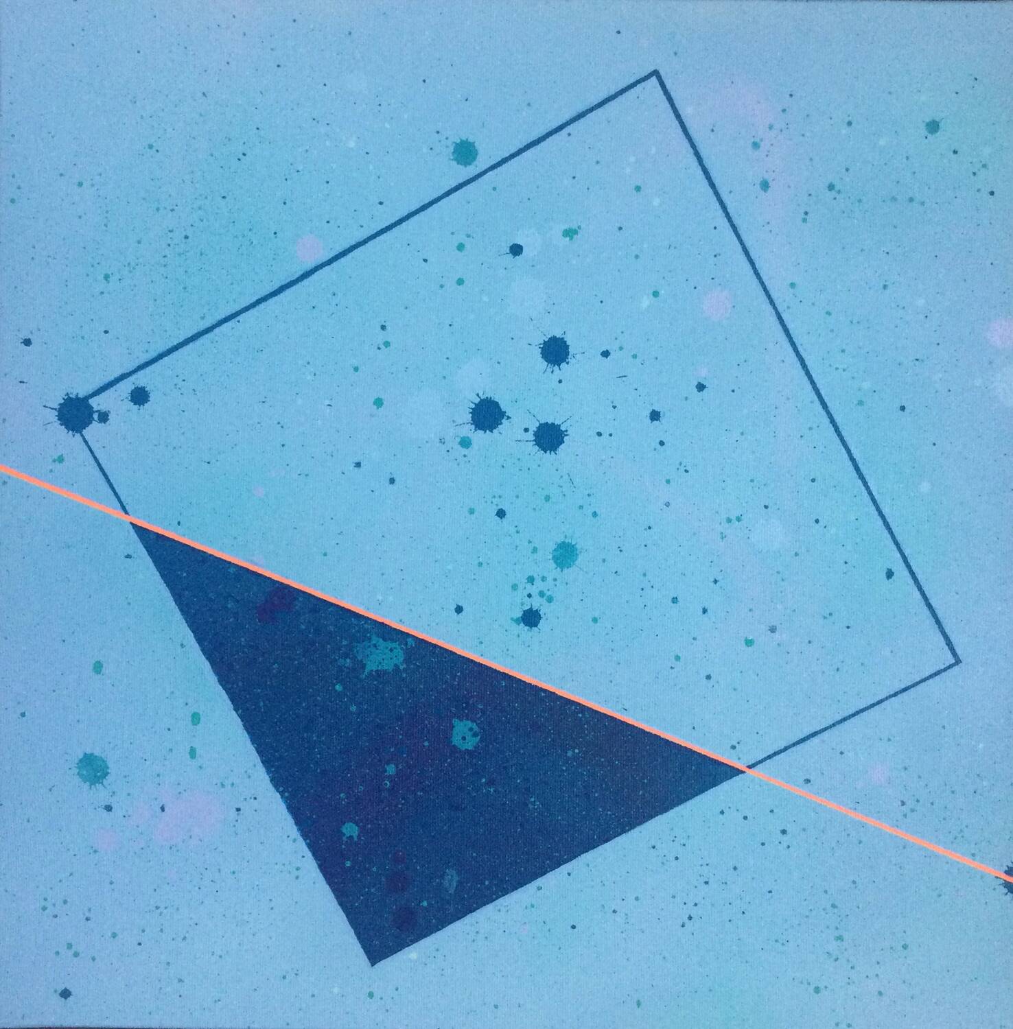 Acrylic on canvas by Arnoult MAGER, born in 1997. Equinox