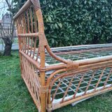 Rattan bed 1960