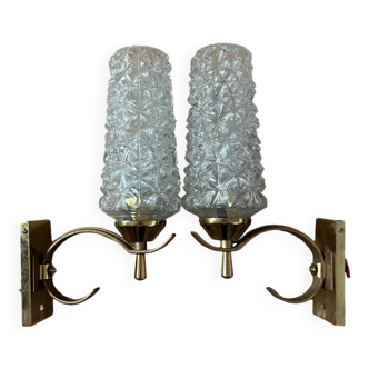 Pair of 50's 60's wall lights