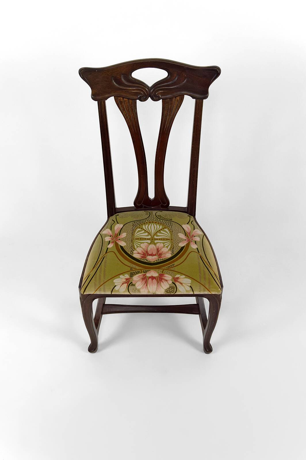 Art Nouveau living room 3 elements, 2 armchairs and 1 chair, France, Circa 1900