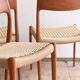 Chaises danoises en teck Mid-Century par Niels O. Møller # 77, set de 6