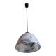 Blue/white glazed ceramic suspension