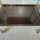 Vintage folding wheeled dessert trolley