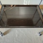 Vintage folding wheeled dessert trolley