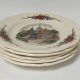 Assiettes à dessert Sarreguemines Obernai