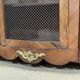 Late 19th century Regency style bookcase in rosewood and oak, removable