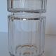 Cut crystal carafe Czechoslovakia
