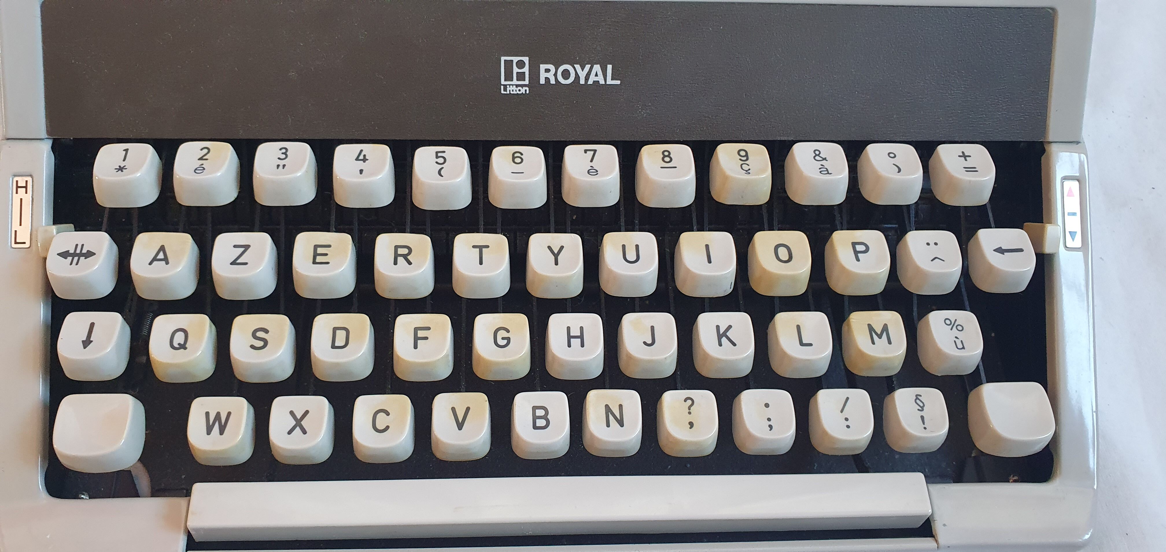Portable royal typewriter, 1970