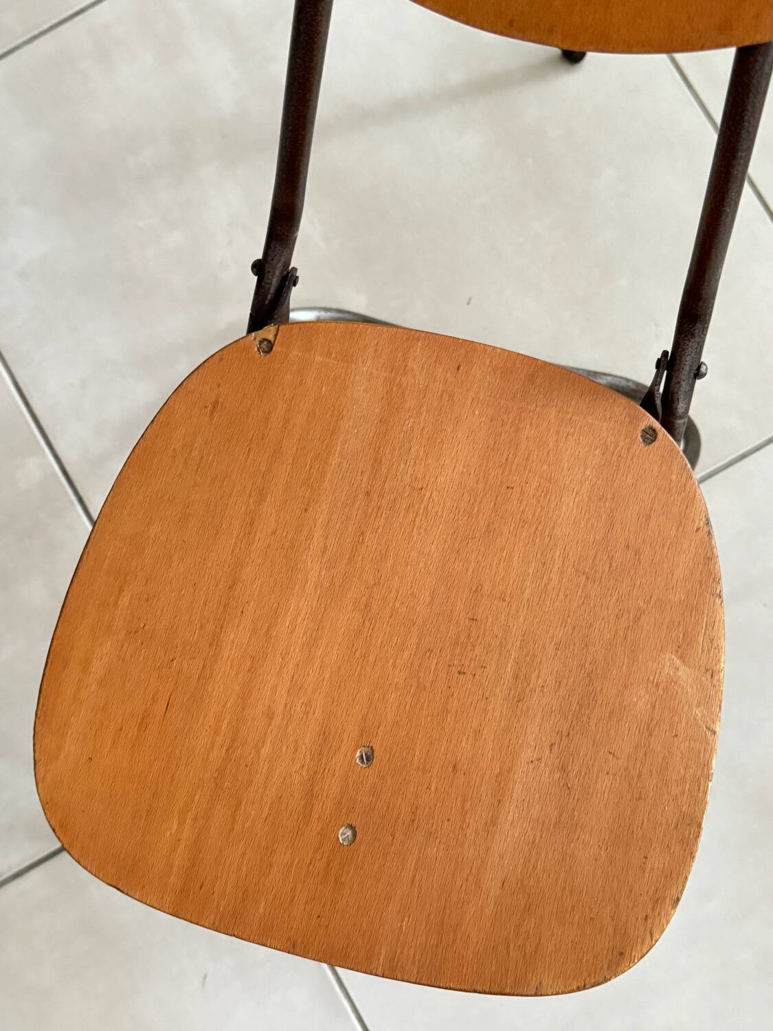 Vintage children's desk and chair set