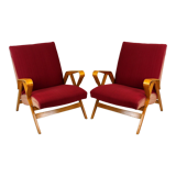 Mid-Century Armchairs from Tatra, 1960s, Set of 2