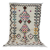 Handmade wool Berber rug 240x146 cm
