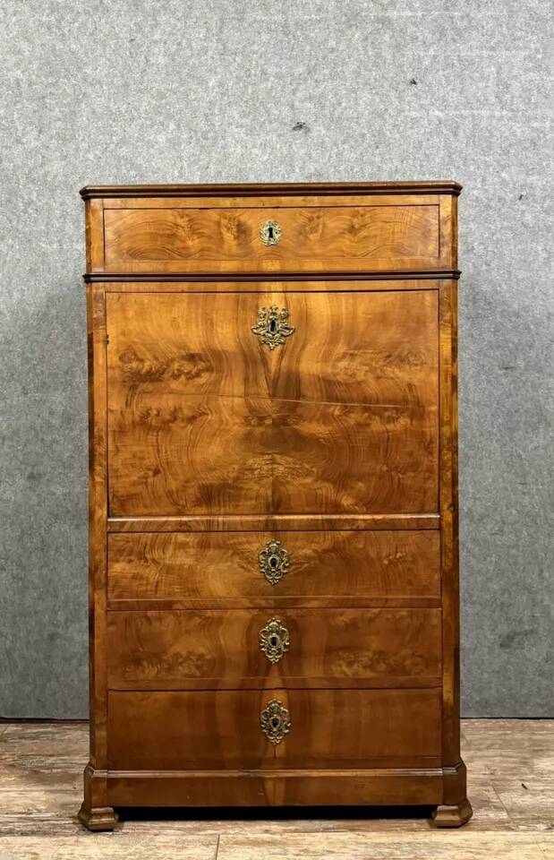 Louis Philippe period walnut secretary circa 1830-1840