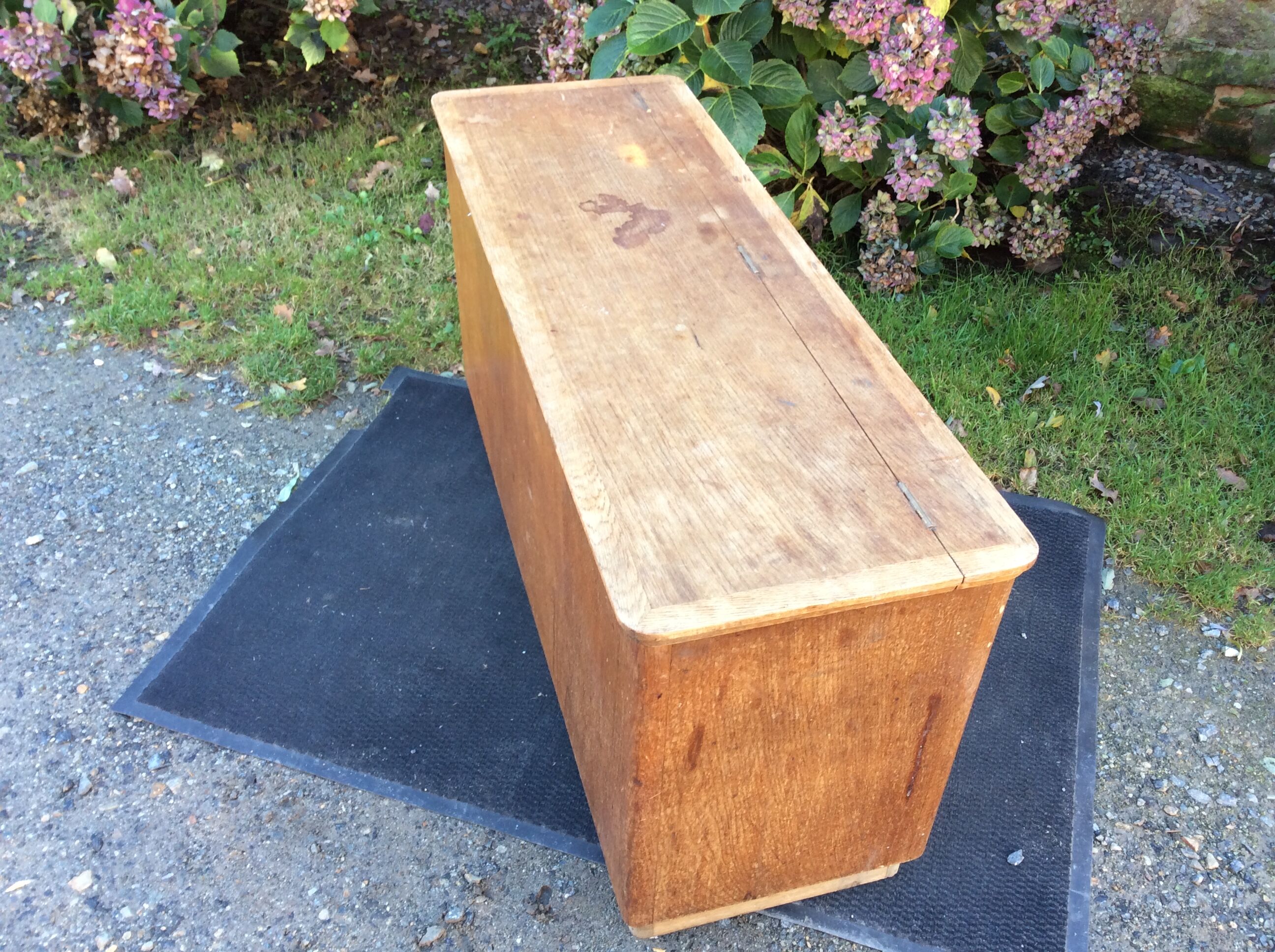 Vintage oak chest 50s