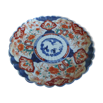 Imari polylobe rim porcelain dish