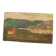 Landscape painting on wood, first half of the 20th century