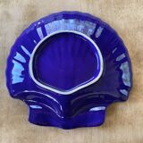 Large ceramic platter with a seashell design