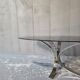 Glass coffee table