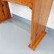 Vintage pine desk with sled legs from the 70s and 80s