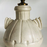 Art Deco lamp base in crackled ceramic