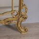 MIROIR MURAL DU DÉBUT DU XXE SIÈCLE EN BOIS DORÉ DE STYLE BAROQUE