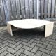 Beige marble coffee table by Roche Bobois, 1970s