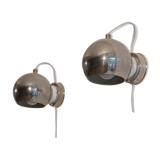 Pair of Scandinavian wall sconces "Trivel belysning" Sweden 1970