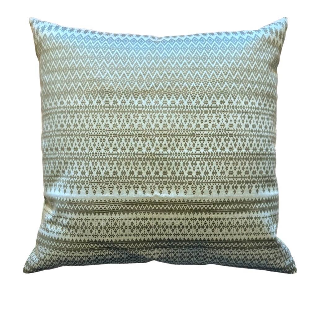 Anise green Kachin cushion