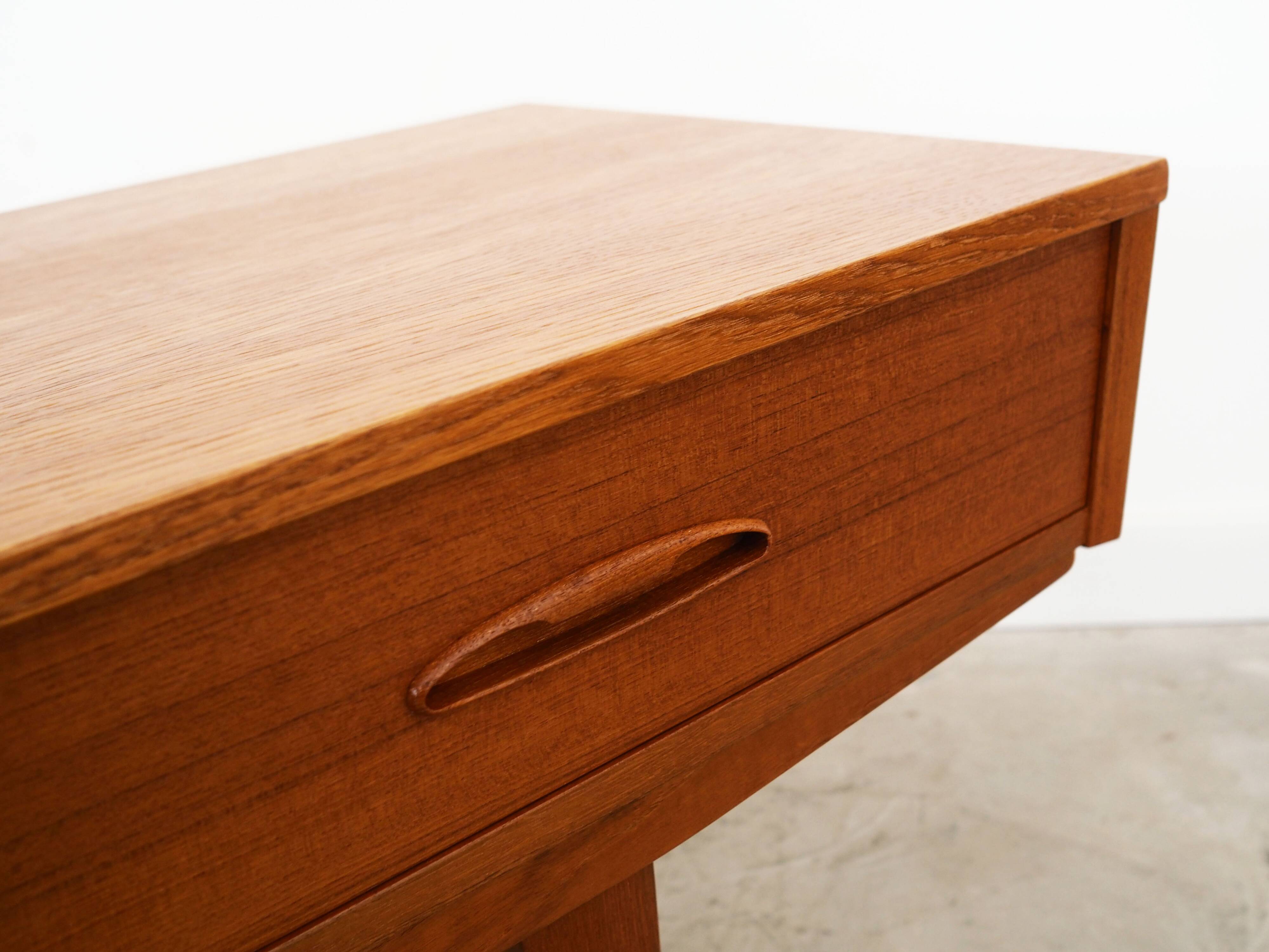 Teak lowboard, Danish design, 1960s, production: Denmark