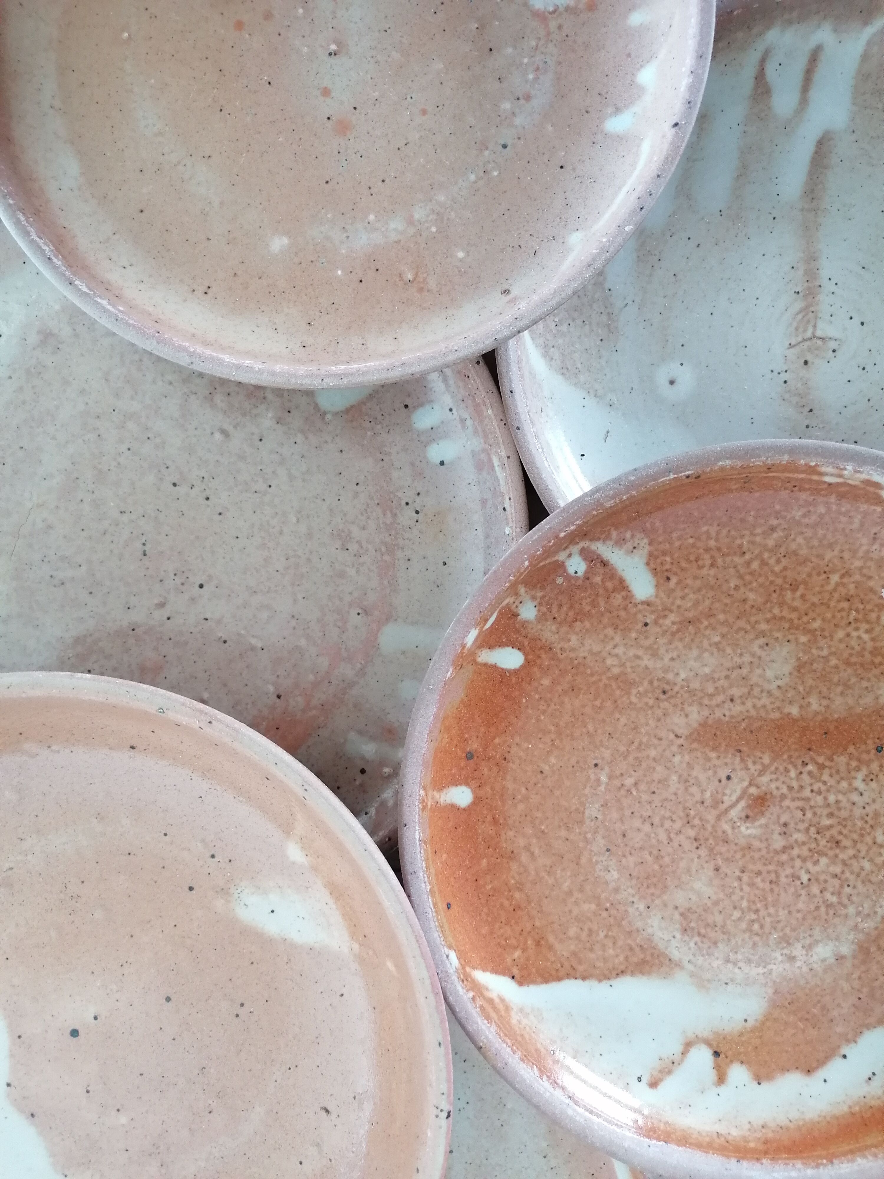Lot of 6 sandstone plates
