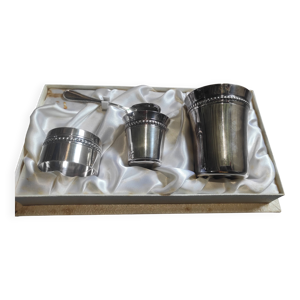Coffret baptême orfèvrerie - liberty