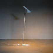 Arne Jacobsen white AJ Floor Lamp for Louis Poulsen, Denmark