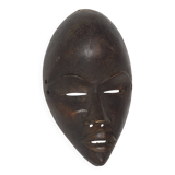 Dan Mask - Black Patina Wood - Ivory Coast, Jean Redor Collection