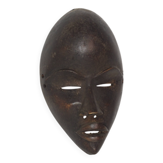 Masque Dan - Bois à Patine Noire - Côte d'Ivoire, Collection jean redor
