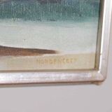 Original oil on canvas “Myrdalsjökull, Iceland” by Rolf Nordengren. Vintage & framed – 53 × 40 cm