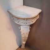 Pair of corner consoles in Louis XV style